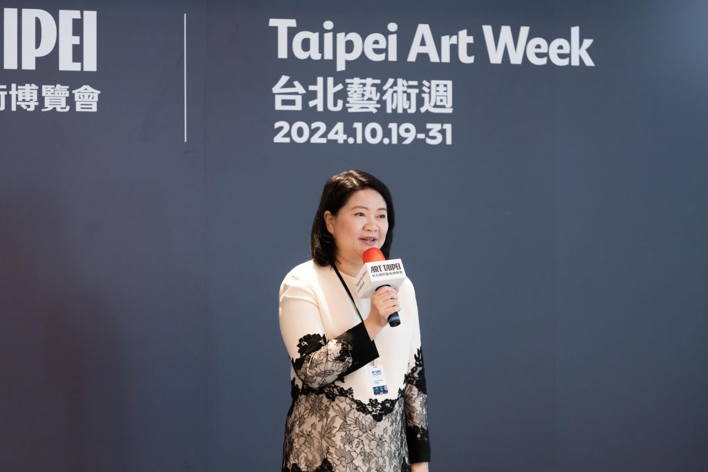 Chairperson of the Taiwan Art Gallery Association, Claudia Chen